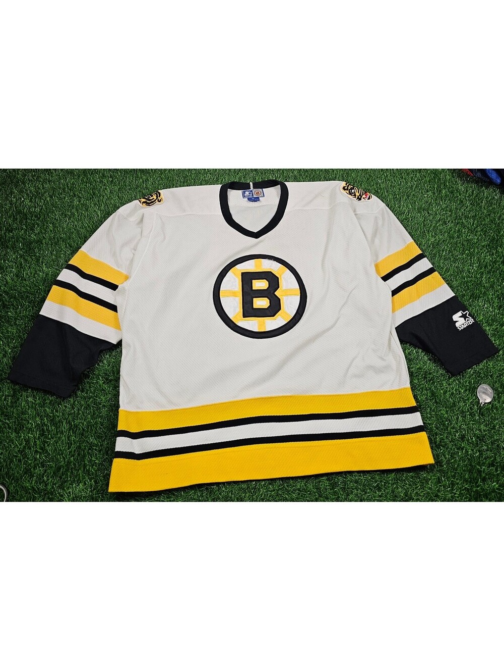 Vintage Starter Boston Bruins NHL Hockey Jersey XL